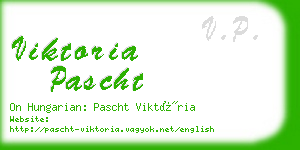 viktoria pascht business card